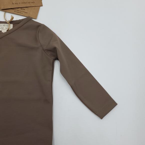 The Simple Folk The Swim Top in Stone Size 6-9 Months - Picture 2 of 10